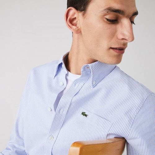 Lacoste   heren (LACOSTE  HEMD - CH 2945  BLANC / PANO) - Di Classe (Sluis)