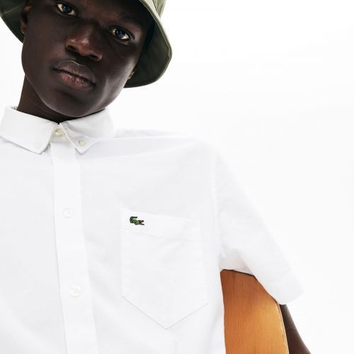Lacoste  Wit heren (LACOSTE  HEMD - CH4975  WHITE) - Di Classe (Sluis)