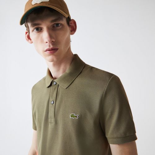 Lacoste  Oranje heren (LACOSTE  POLO - PH4012  KHAKI) - Di Classe (Sluis)