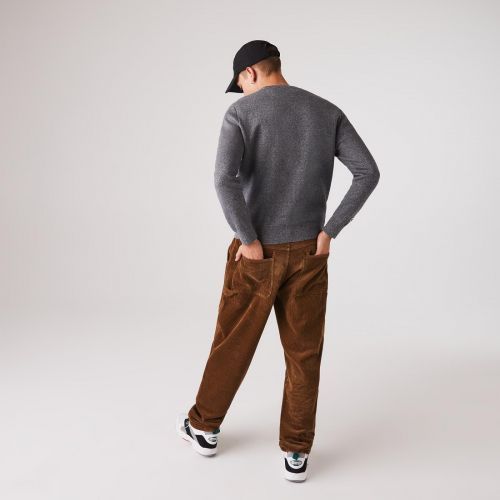 Lacoste  Grijs heren (LACOSTE  PULL - AH 6384  ECLIPSE) - Di Classe (Sluis)