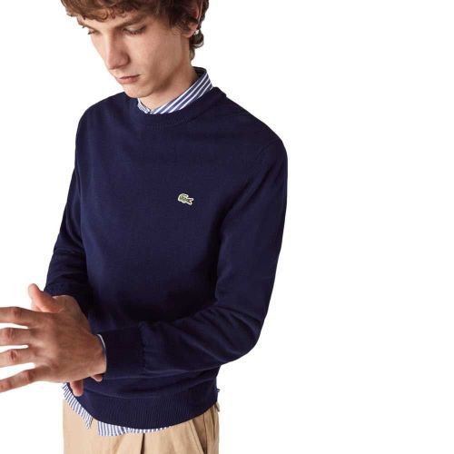 Lacoste  Navy heren (LACOSTE PULL - AH1985-33 NAVY BLUE ) - Di Classe (Sluis)