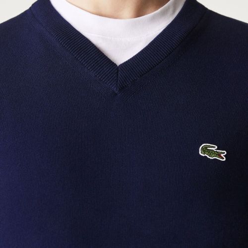 Lacoste  Bruin / Roos heren (LACOSTE PULL - AH2183-23) - Di Classe (Sluis)