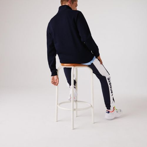 Lacoste  Bruin / Roos heren (LACOSTE  PULL - SH 1927  MARINE) - Di Classe (Sluis)