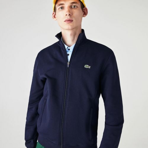 Lacoste  Bruin / Roos heren (LACOSTE  SWEATER - SH1559  NAVY) - Di Classe (Sluis)