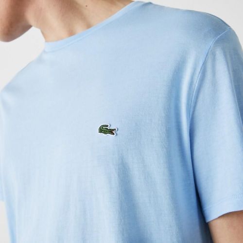 Lacoste  Blue heren (LACOSTE  T.SHIRT - TH6709  BLUE) - Di Classe (Sluis)