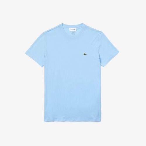 Lacoste  Blue heren (LACOSTE  T.SHIRT - TH6709  BLUE) - Di Classe (Sluis)