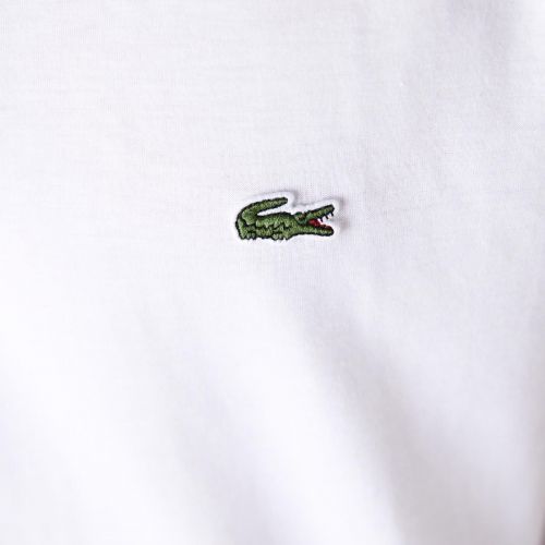 Lacoste  Wit heren (LACOSTE  T.SHIRT - TH6710  WHITE ) - Di Classe (Sluis)