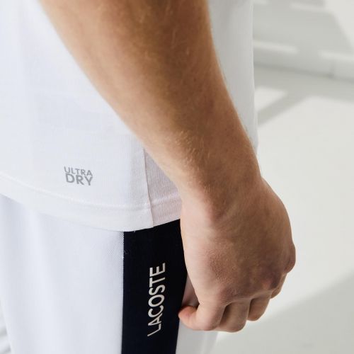 Lacoste  Wit heren (LACOSTE  T.SHIRT - TH6710  WHITE ) - Di Classe (Sluis)