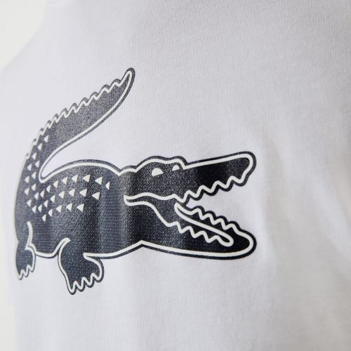 Lacoste  Wit heren (LACOSTE  T.SHIRT - TH6710  WHITE ) - Di Classe (Sluis)