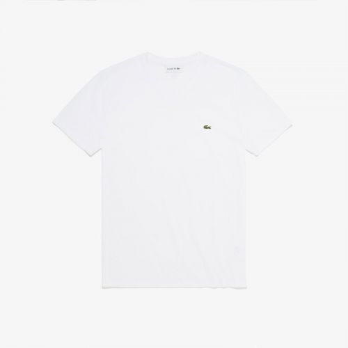 Lacoste  Wit heren (LACOSTE  T.SHIRT - TH6710  WHITE ) - Di Classe (Sluis)