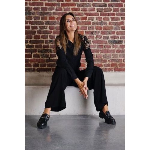 Leonie De Paris  Zwart / Cobalt