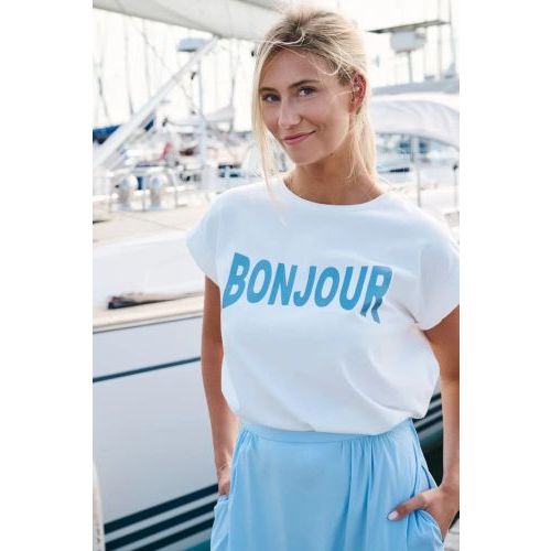 Leonie De Paris  Ecru / Blauw