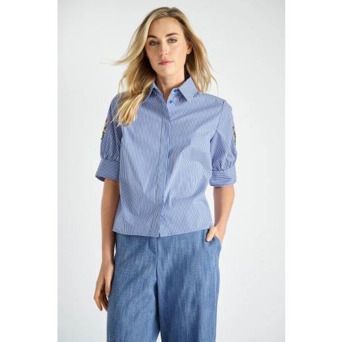 Marie Mero  Wit / Middenblauw