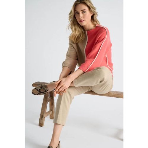 Marie Mero  Beige /Coral 