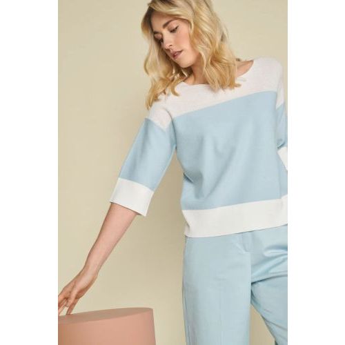 Marie Mero  Ecru / Licht blauw