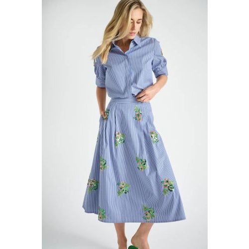 Marie Mero  Wit / Middenblauw