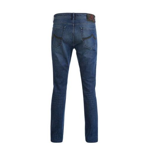 River Woods  Denim Blue heren (RIVER WOODS BROEK - RM21S-C7705 STONE) - Di Classe (Sluis)