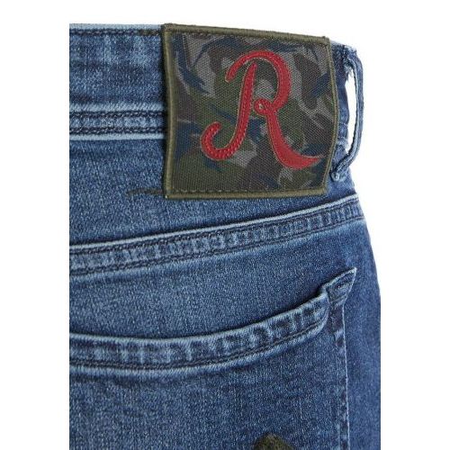 River Woods  Denim Blue heren (RIVER WOODS BROEK - RM21S-C7705 STONE) - Di Classe (Sluis)