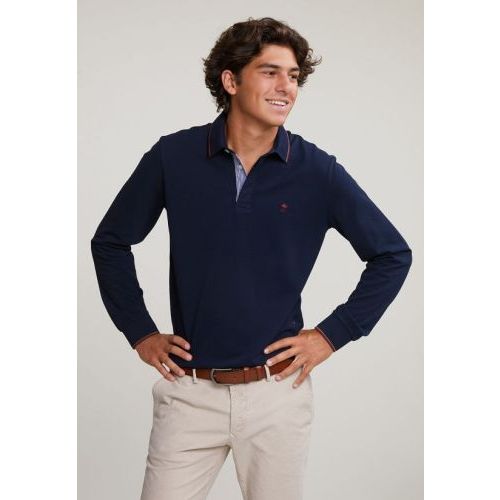River Woods  Navy heren (RIVER WOODS POLO - C9205 - NY) - Di Classe (Sluis)