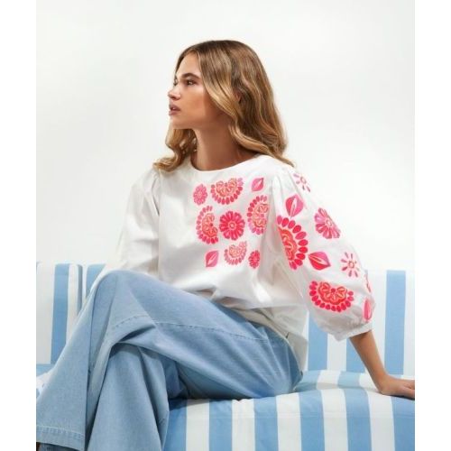 Senso  Ecru / Fushia