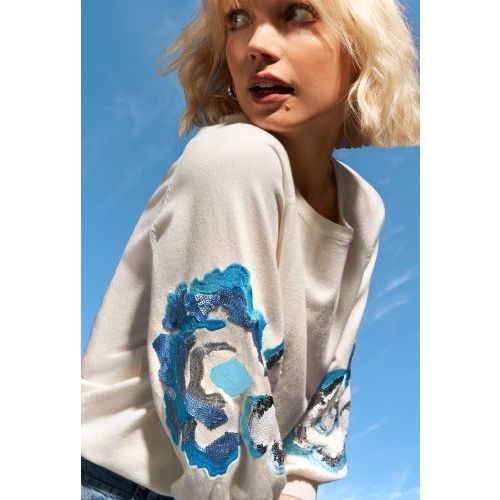 Senso  Ecru / Blauw