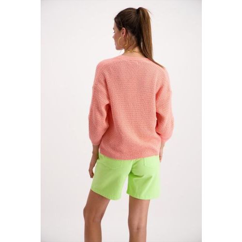 Signe Nature  Zalm dames (SIGNE NATURE CARDIGAN - 843083 44) - Di Classe (Sluis)