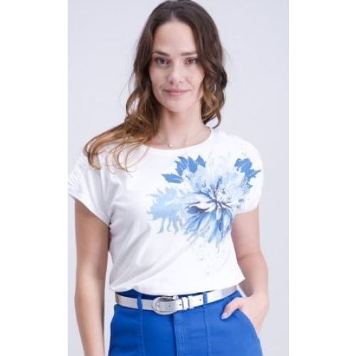 Signe Nature  Wit / Middenblauw