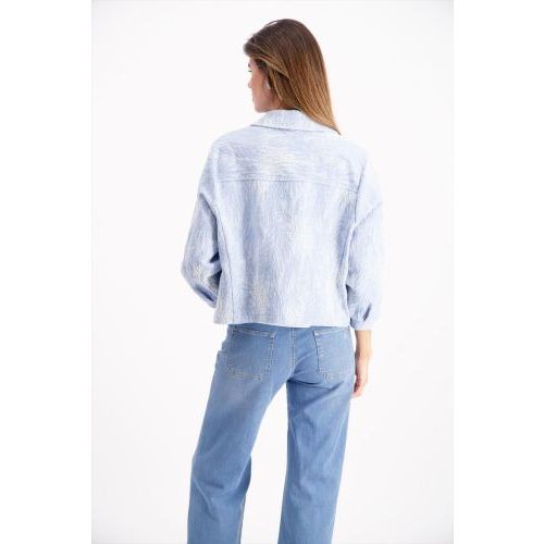 Signe Nature  Jeans-blauw dames (SIGNE NATURE VEST - 845085 6) - Di Classe (Sluis)