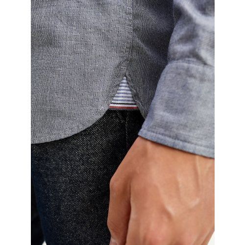 Tommy Hilfiger  Blauw heren (TOMMY HILFIGER  HEMD - MW0MW 14011  DY9) - Di Classe (Sluis)