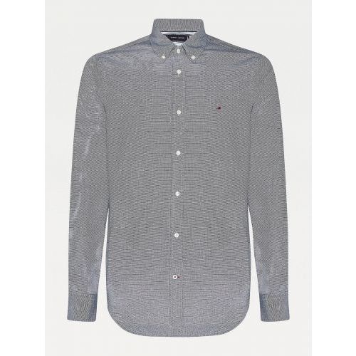 Tommy Hilfiger  Blauw heren (TOMMY HILFIGER  HEMD - MW0MW 14011  DY9) - Di Classe (Sluis)