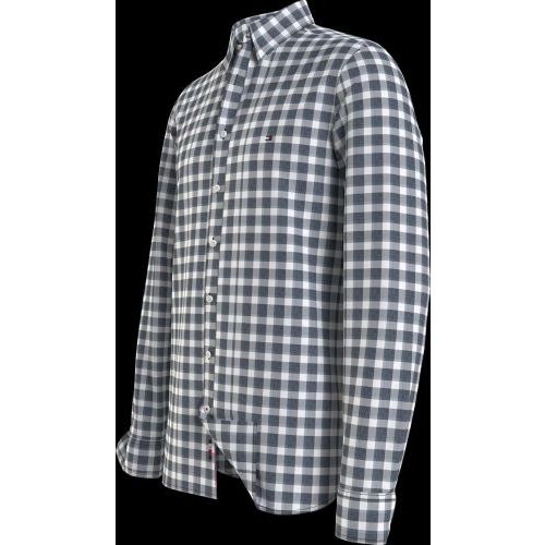Tommy Hilfiger  Grijs heren (TOMMY HILFIGER HEMD - MW0MW 205670 MS) - Di Classe (Sluis)