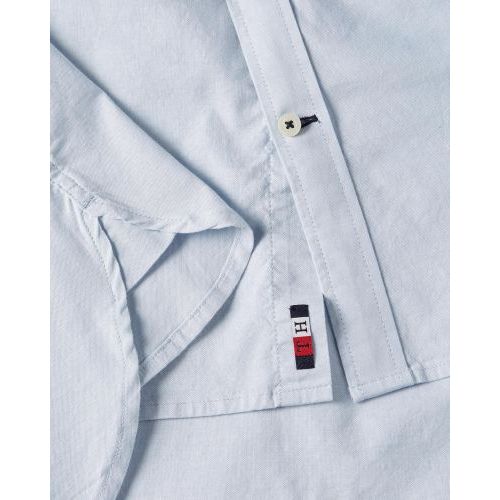Tommy Hilfiger  Licht blauw heren (TOMMY HILFIGER HEMD - MW0MW23134 C1S) - Di Classe (Sluis)
