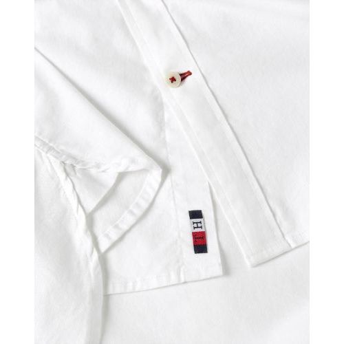 Tommy Hilfiger  Wit heren (TOMMY HILFIGER HEMD - MW0MW23134 YBR) - Di Classe (Sluis)