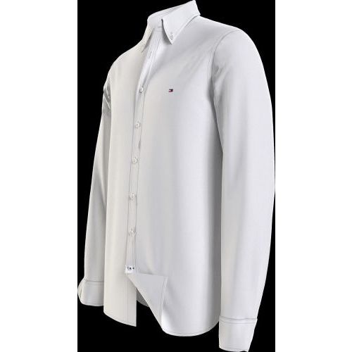 Tommy Hilfiger  Wit heren (TOMMY HILFIGER HEMD - MW0MW23147 YBI) - Di Classe (Sluis)