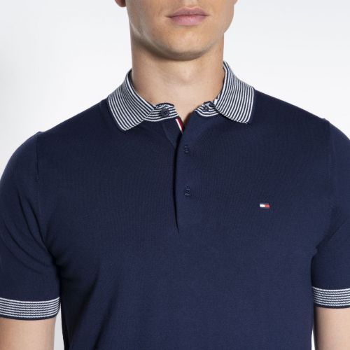 Tommy Hilfiger  Blauw heren (TOMMY HILFIGER POLO - MW0MW  10853  431) - Di Classe (Sluis)