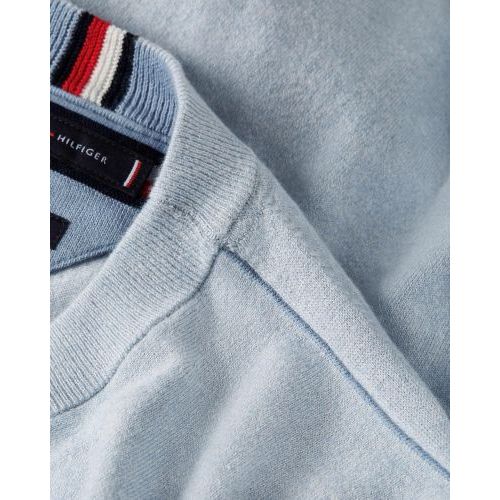 Tommy Hilfiger  Licht blauw heren (TOMMY HILFIGER PULL - MW0MW22806 DY5) - Di Classe (Sluis)