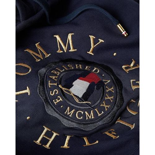 Tommy Hilfiger  Bruin / Roos heren (TOMMY HILFIGER SWEATER - MW0MW 18366 DW5) - Di Classe (Sluis)