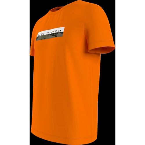 Tommy Hilfiger  Orange heren (TOMMY HILFIGER TEE - MW0MW24548 SGH) - Di Classe (Sluis)