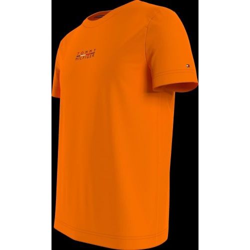 Tommy Hilfiger  Orange heren (TOMMY HILFIGER TSHIRT - MW0MW24547 SGH) - Di Classe (Sluis)