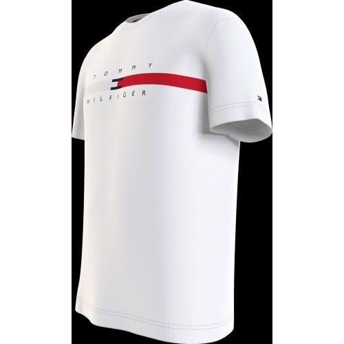 Tommy Hilfiger  Wit heren (TOMMY HILFIGER T.SHIRT - MW0MW 16572 YBR) - Di Classe (Sluis)