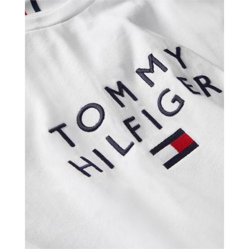 Tommy Hilfiger  Wit heren (TOMMY HILFIGER T-SHIRT - MW0MW 17663 YBR) - Di Classe (Sluis)