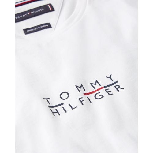 Tommy Hilfiger  Wit heren (TOMMY HILFIGER TSHIRT - MW0MW24547 YBR) - Di Classe (Sluis)
