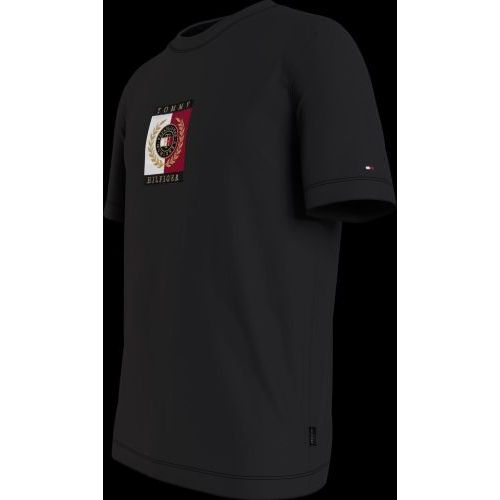 Tommy Hilfiger  Zwart / Cobalt heren (TOMMY HILFIGER TSHIRT - MW0MW24556 BDS) - Di Classe (Sluis)