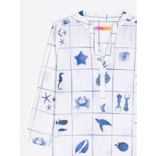 Vilagallo  Wit / Middenblauw