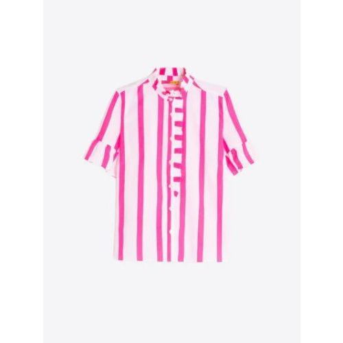 Vilagallo  Wit/Roos dames (VILAGALLO SHIRT - 33498 WIT FLUO) - Di Classe (Sluis)