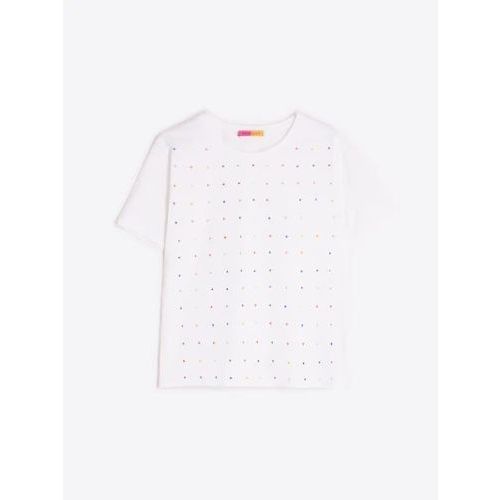 Vilagallo  Ecru/Multi dames (VILAGALLO T-SHIRT - 33227 ECRU) - Di Classe (Sluis)