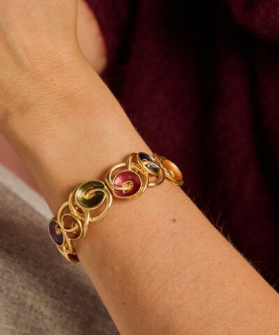 Les Cordes  Multicolor dames (LES CORDES ARMBAND - CAMO MULTICOLOR) - Di Classe (Sluis)