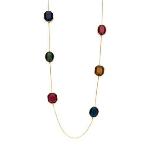 Les Cordes  Multicolor dames (LES CORDES KETTING - KOLLI LANG MULTI) - Di Classe (Sluis)
